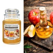 Candela profumata Yankee Candle in giara grande, profumazione Cider Tasting Profumazioni per bucato e Candele Yankee Candle