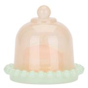Candela Thun macaron arancio in cupola portacandele Candele