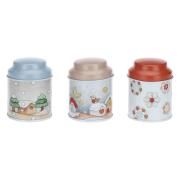 Candele in latta Thun, set 3 barattolini con cera profumata Regali d'inverno Candele Profumate e Yankee Candle