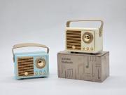Cassa Speaker Bluetoooth, forma radio vintage colori assortiti Oggettistica d'Arredo per Casa