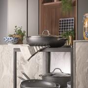 Casseruola antiaderente 32 cm con due manici Big Family, per induzione Pentole e Casseruole