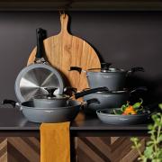 Casseruola antiaderente induzione cm 24 con due manici e coperchio luxury Pentole e Casseruole