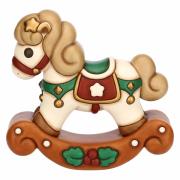Cavallo a dondolo Thun grande Natale Thun Natale Oggetti decorativi