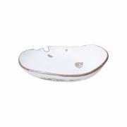 Centrotavola moderno colore bianco Tognana Chipped Fontebasso cm36 Centrotavola moderni e Portafrutta