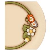 Centrotavola Thun a piatto Country Bloom Centrotavola e Portafrutta in Ceramica