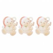 Chiudipacco Thun in cartoncino forma Teddy con renna Biglietti Auguri Thun