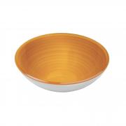 Ciotola moderna Guzzini Twist colore giallo contenitore portafrutta da design cm 22 Insalatiere e ciotole cucina