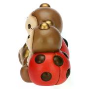 Coccinella Thun con fiore lilla, il regalo perfetto per augurare fortuna e felicitÃ  Thun Animali