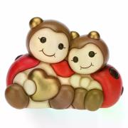 Coccinella Thun in coppia con cuore Thun Animali