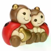 Coccinella Thun in coppia con cuore Thun Animali