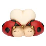 Coccinelle Thun in coppia con cuore in ceramica Thun Animali