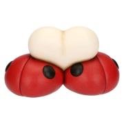 Coccinelle Thun in coppia con cuore in ceramica Thun Animali