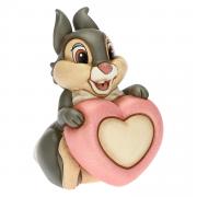 Coniglio Tamburino Thun Disney cm10 con cuore rosa 
