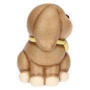 Coniglio Thun Roger seduto con fiocco giallo Thun Animali