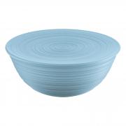 Contenitore Guzzini Tierra ciotola azzurra rotonda insalatiera a coppa con coperchio cm30 Insalatiere e ciotole cucina