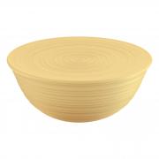 Contenitore Guzzini Tierra ciotola gialla rotonda insalatiera a coppa con coperchio cm30 Insalatiere e ciotole cucina