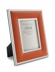 CRESIA PORTAFOTO PELLE ARANCIONE 18X24 Cresia Complementi ed Accessori