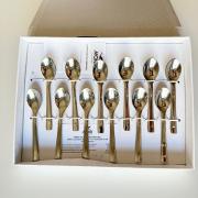 Cucchiaini da caffÃ¨ in acciaio Inox, set 12 cucchiaini Morinox moka Lady Posate Tavola e Accessori
