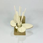 Diffusore farfalla metallo con fiala, design moderno bicolore sabbia Profumatori, Scatole Portagioie