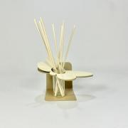 Diffusore farfalla metallo con fiala, design moderno bicolore sabbia Profumatori, Scatole Portagioie