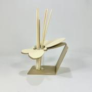 Diffusore farfalla metallo con fiala, design moderno bicolore sabbia Profumatori, Scatole Portagioie