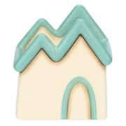 Diffusore Thun a forma di casetta azzurra con margherita Portagioie, Scatole Portagioie e Profumatori