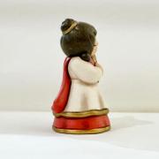 Donna con arpa pezzo Limited Edition Presepe classico rosso Thun Presepe Thun - fuori produzione