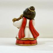 Donna con arpa pezzo Limited Edition Presepe classico rosso Thun Presepe Thun - fuori produzione