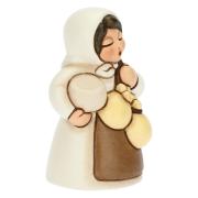 Donna con formaggi, Personaggio bianco del presepe classico Thun Thun Presepe Natalizio