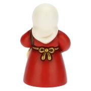 Donna con formaggi, Personaggio rosso del presepe classico Thun Thun Presepe Natalizio