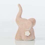 Elefantino statuetta ceramica bomboniera Cuorematto cm8 Bomboniere
