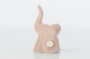 Elefantino statuetta ceramica bomboniera Cuorematto cm8 Bomboniere