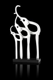 EWIVA ELEFANTE STILIZZATO BIANCO H44 Evviva Company Arredo