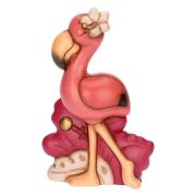 Fenicottero Thun Rose grande con fiore Thun Animali
