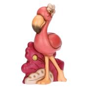 Fenicottero Thun Rose grande con fiore Thun Animali