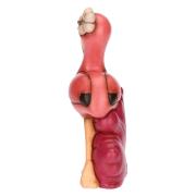 Fenicottero Thun Rose grande con fiore Thun Animali