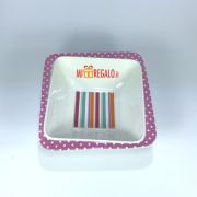 FONTEBASSO SUNRISE COPPETTA PICC. CM. 15X15 LILLA Tognana Complementi Tavola