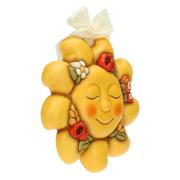 Formella grande Thun sole con papaveri e spighe di grano Thun formelle e altri oggetti da appendere