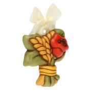 Formella piccola Thun bouquet papavero e spighe Thun formelle e altri oggetti da appendere