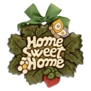 Formella Thun Casa dolce Casa con farfala e fragola Home sweet Home cm23x4x20 Thun Creazioni ceramiche per casa