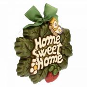 Formella Thun Casa dolce Casa con farfala e fragola Home sweet Home cm23x4x20 Thun Creazioni ceramiche per casa
