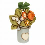 Formella Thun grande tanica grigia per latte e fiori Thun Creazioni ceramiche per casa
