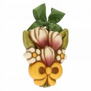 Formella Thun media 3 fiori Thun Creazioni ceramiche per casa