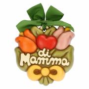 Formella Thun media personalizzata con scritta di Mamma Thun Creazioni ceramiche per casa