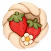 Formella Thun media, Primavera con fragole Thun formelle e altri oggetti da appendere