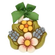 Formella Thun piccola con fiori 