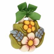 Formella Thun piccola con fiori 
