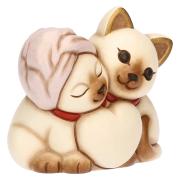 Gatti Thun siamesi in coppia con cuore Thun Animali