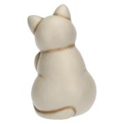 Gatto Thun grigio seduto con fiocco Thun Animali