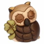Gufo Thun Lucky con quadrifoglio - Piccolo Thun Animali